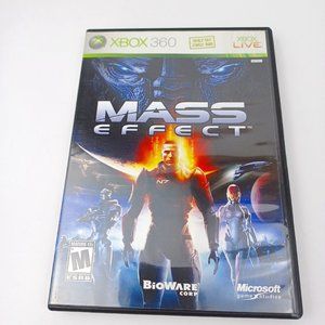 Mass Effect (Microsoft Xbox 360, 2007) CIB Complete Manual RPG Shooter Microsoft